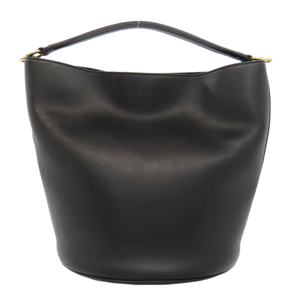 Celine Leather Handbag Black